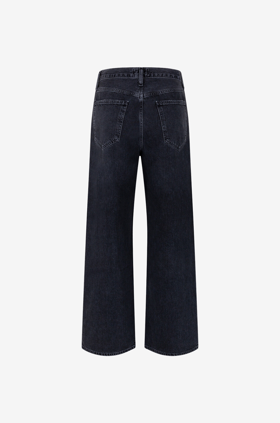 AGOLDE Jean droit Low Slung Femme NOIR 2