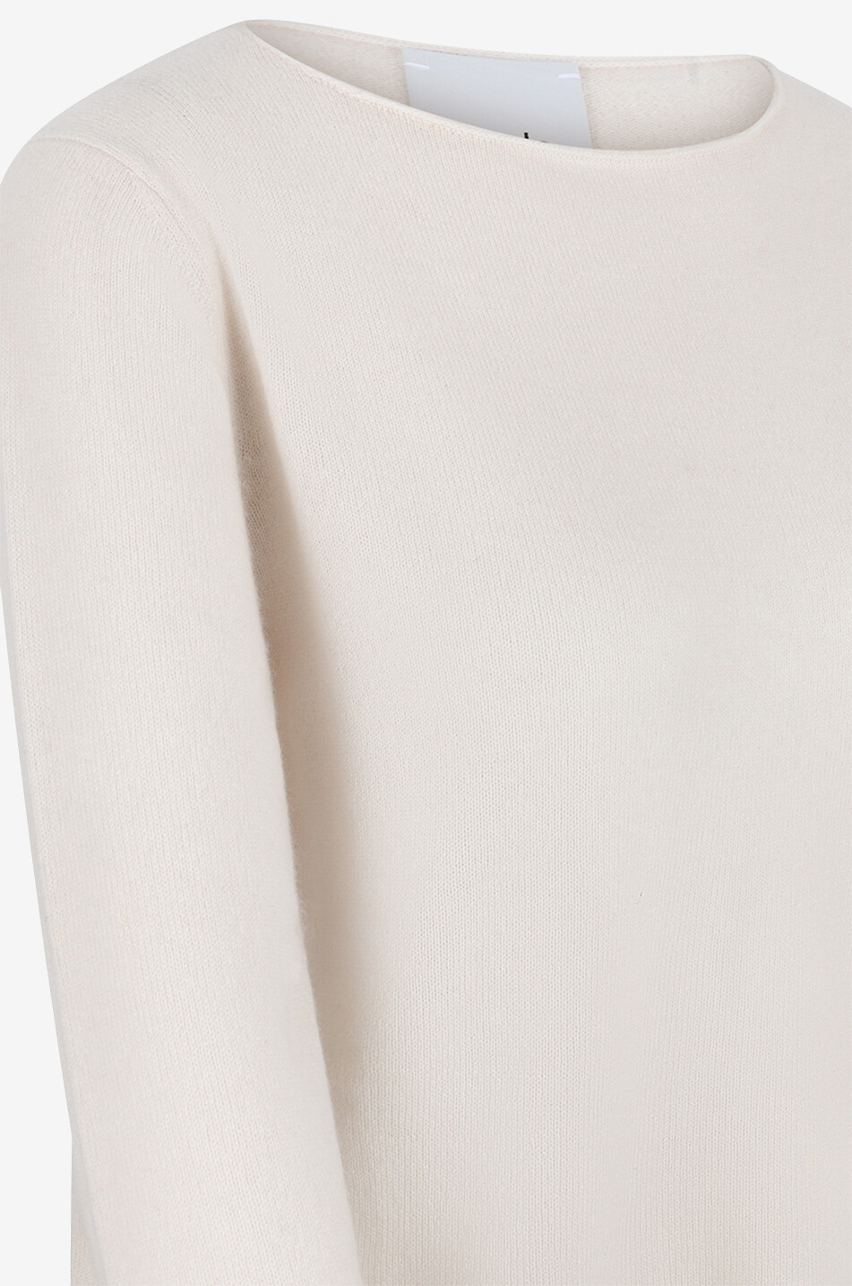 ALLUDE Pullover mit U-Boot-Ausschnitt aus Kaschmir Damen Hellbeige 3