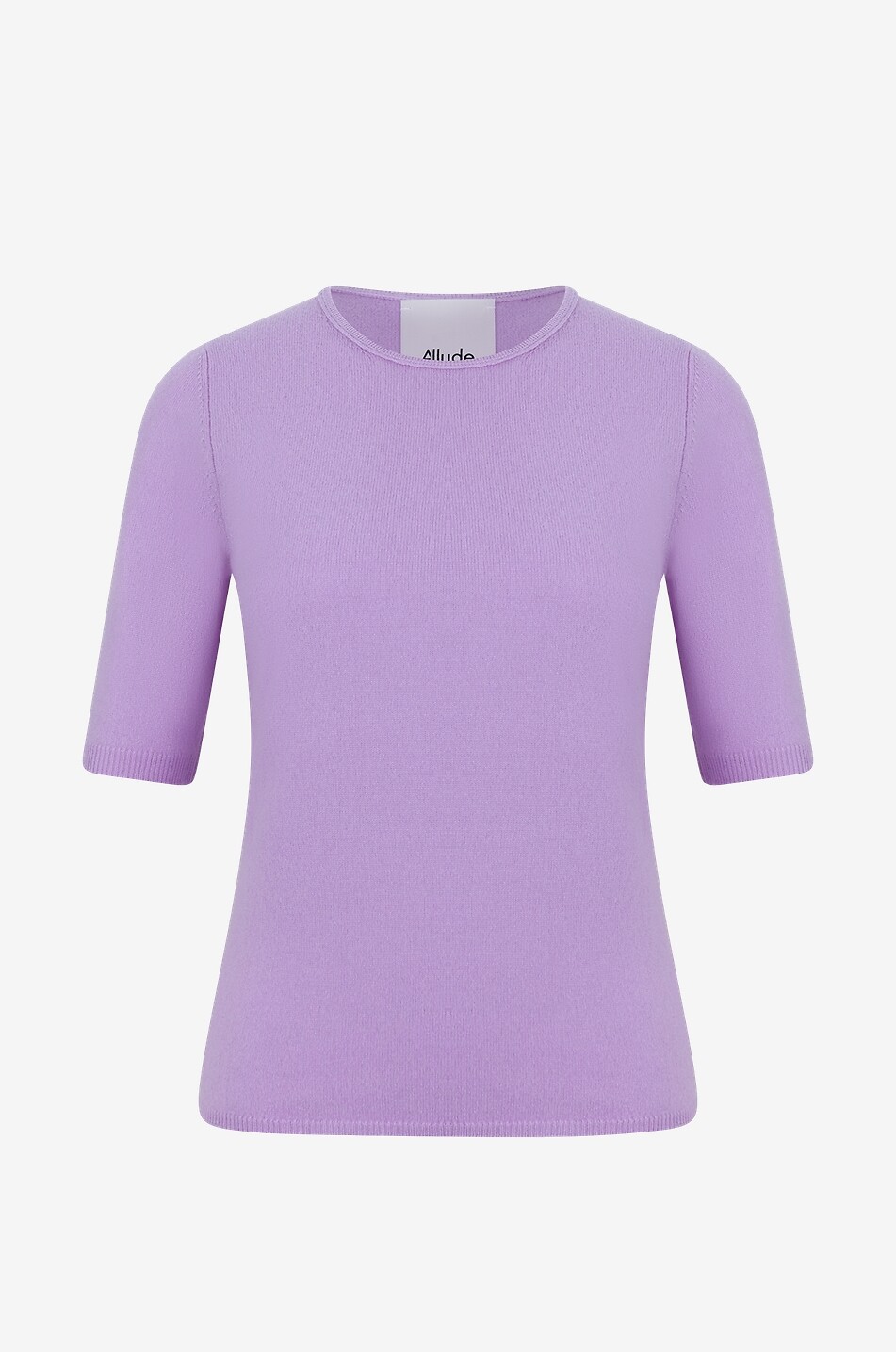 T-shirt à manches trois-quarts en cachemire et laine vierge