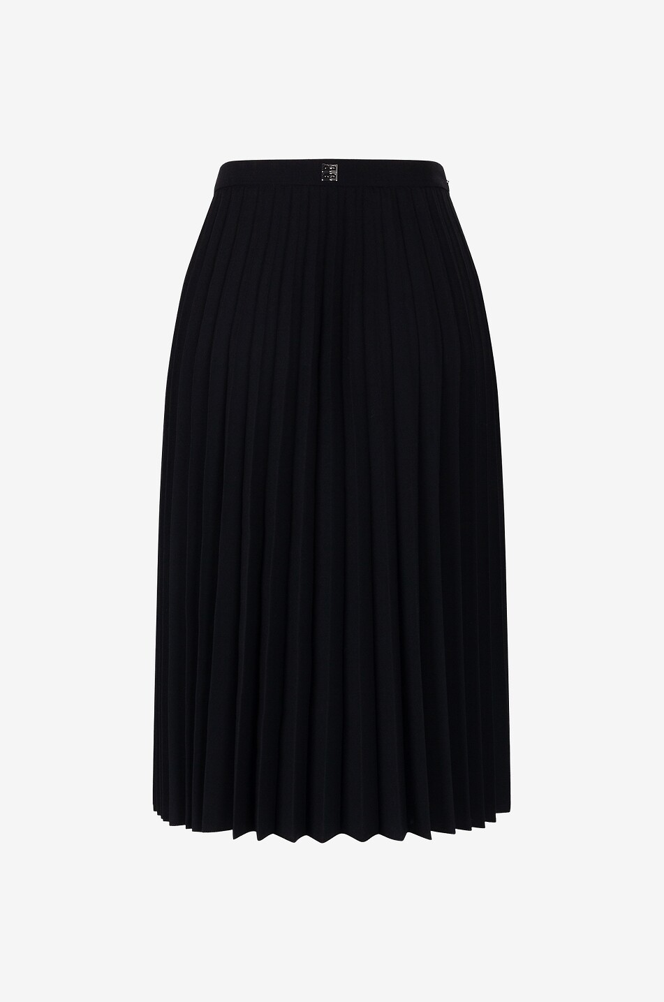 GIVENCHY 4G pleated midi wool blend skirt Women BLACK 2