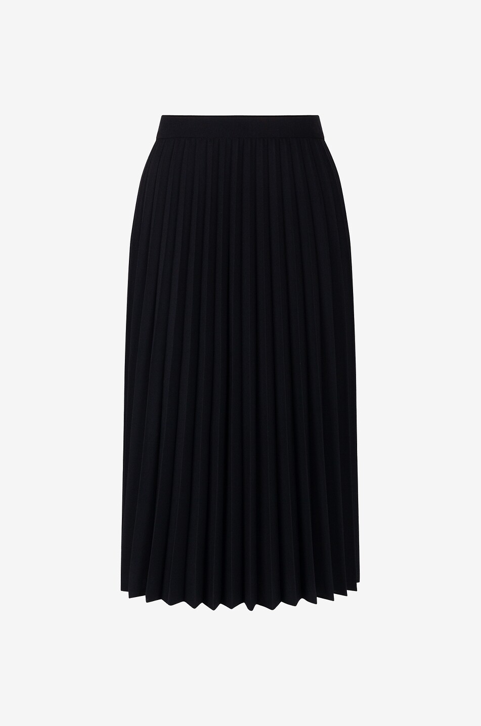 GIVENCHY 4G pleated midi wool blend skirt Women BLACK 1
