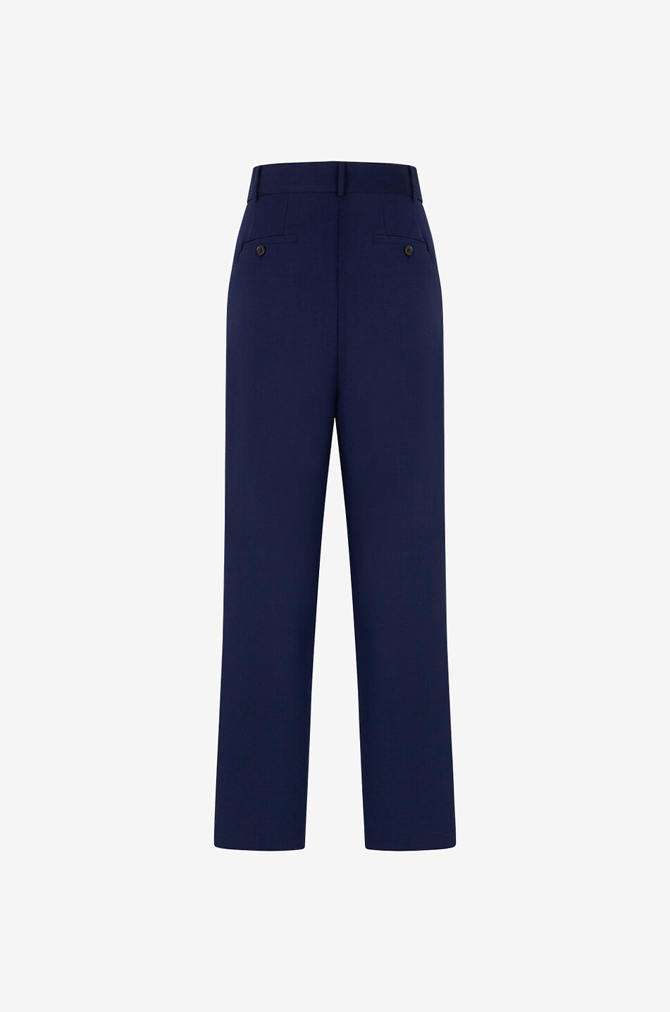 THE FRANKIE SHOP Bea straight-leg trousers Women DARK BLUE 2
