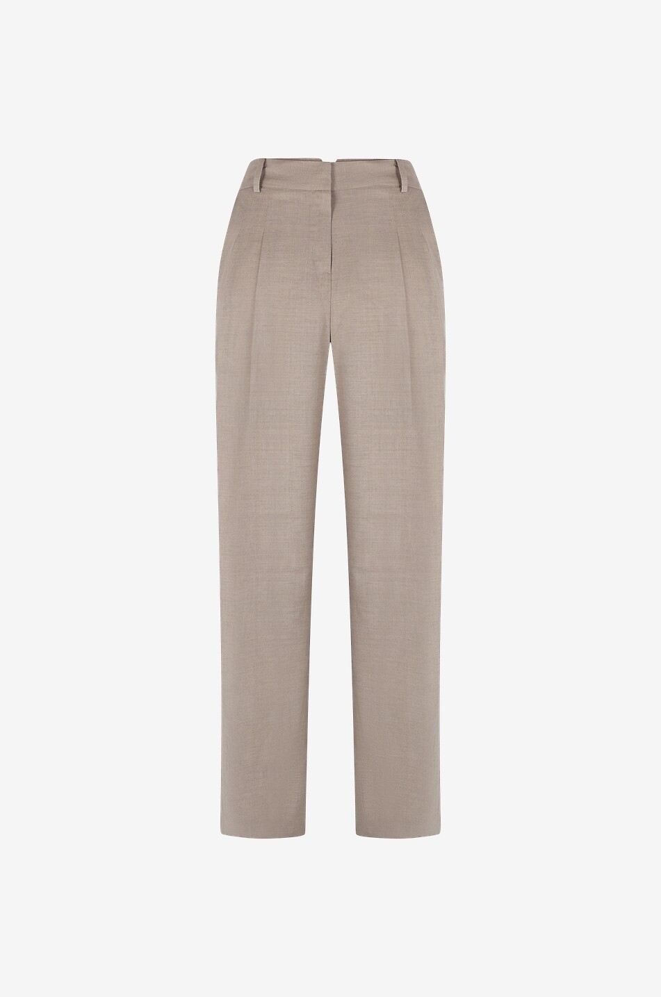 THE FRANKIE SHOP Gelso lyocell wide-leg trousers Women LIGHT GREY 1