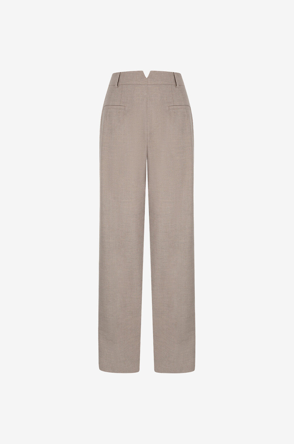 THE FRANKIE SHOP Gelso lyocell wide-leg trousers Women LIGHT GREY 2