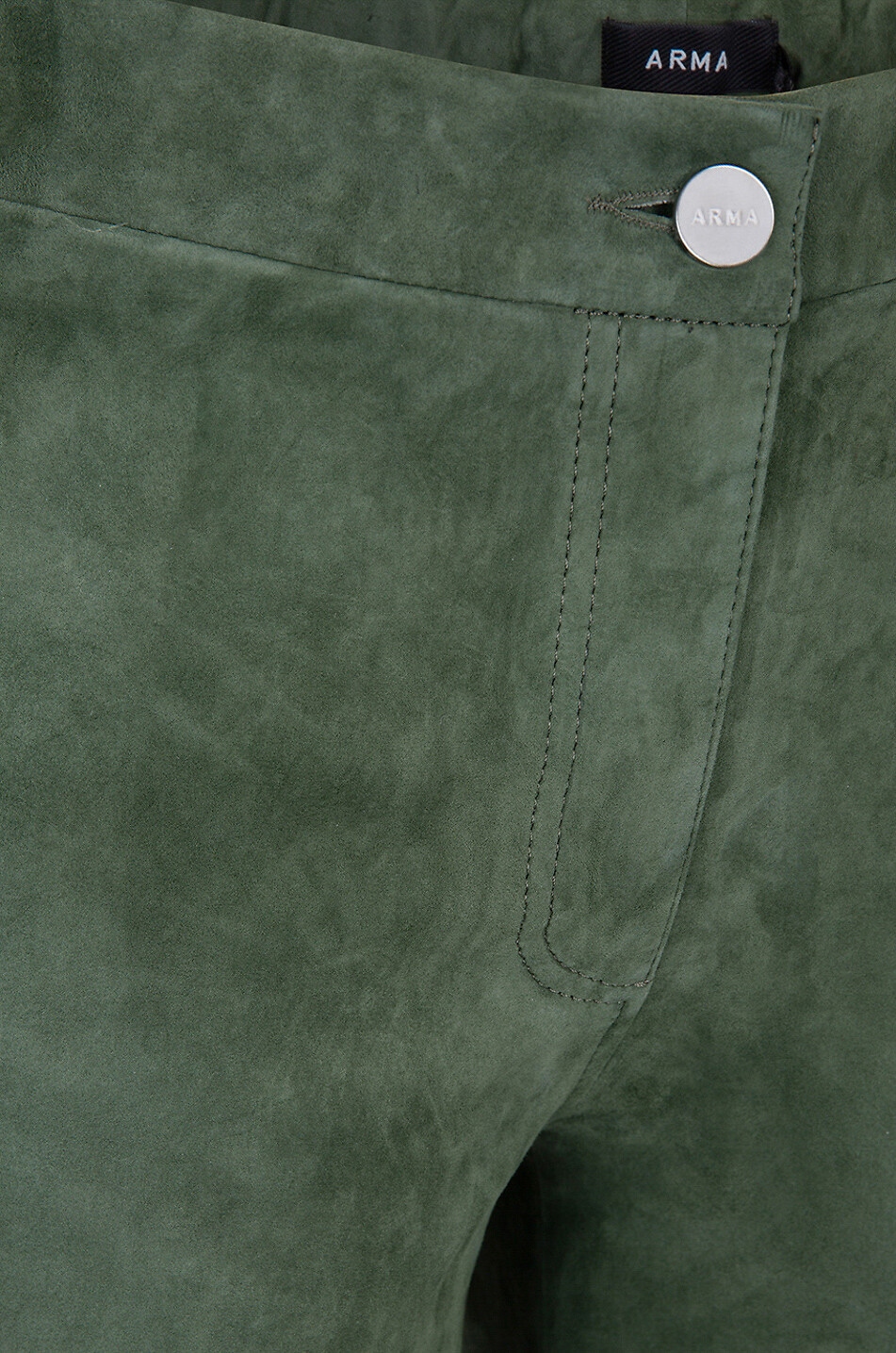 ARMA Bootcut-Hose aus Wildleder Izzy Damen DUNKELGRÜN 3