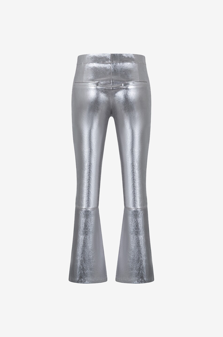 ARMA Lively metallic stretch leather trousers Women GREY 2