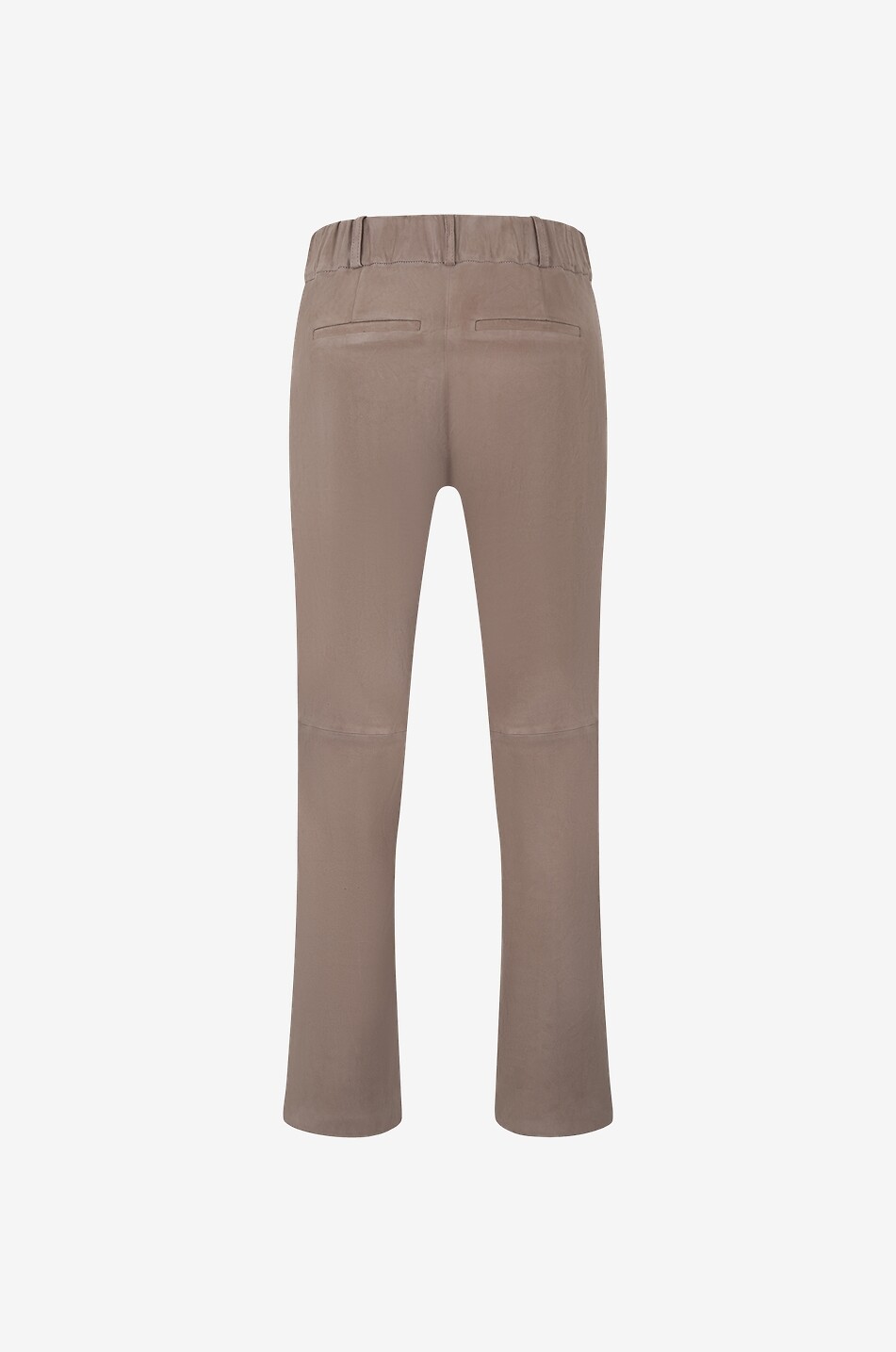 ARMA Jen cropped slim fit suede trousers Women GREY 2