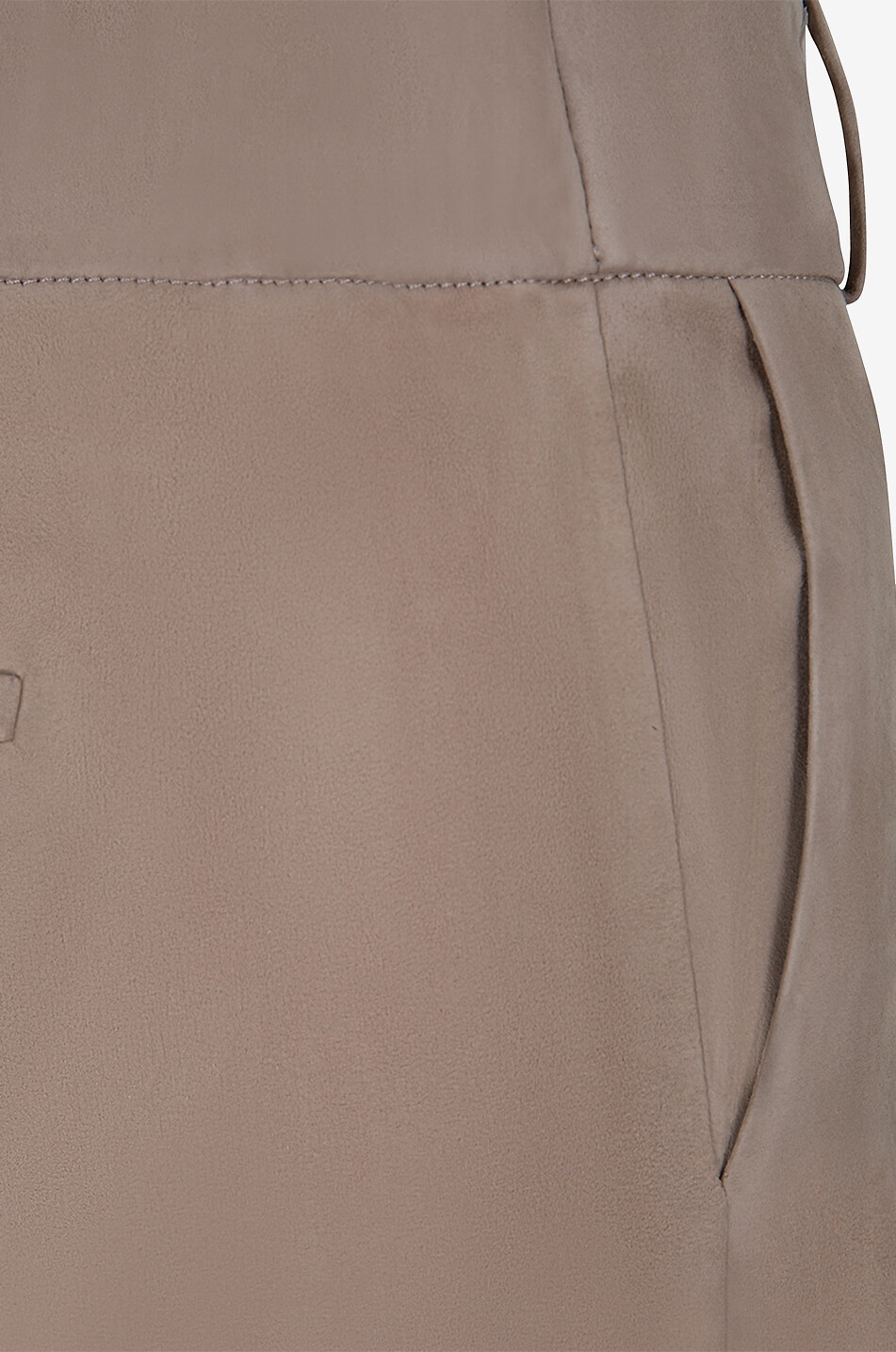 ARMA Jen cropped slim fit suede trousers Women GREY 3