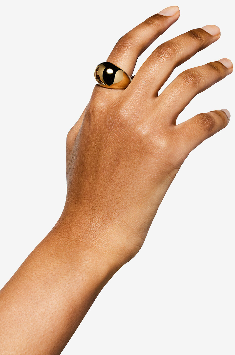 LIE STUDIO Bague épaisse The Leah Femme DORE 2