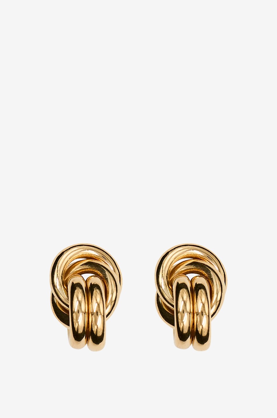 LIE STUDIO The Vera stud earrings Women GOLDEN 1