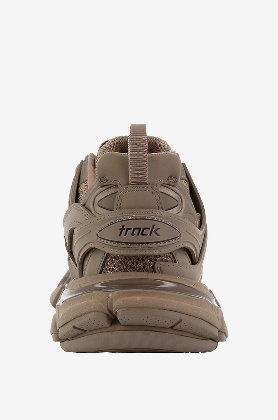 BALENCIAGA Baskets basses en matières recyclées Track Femme MARRON 4