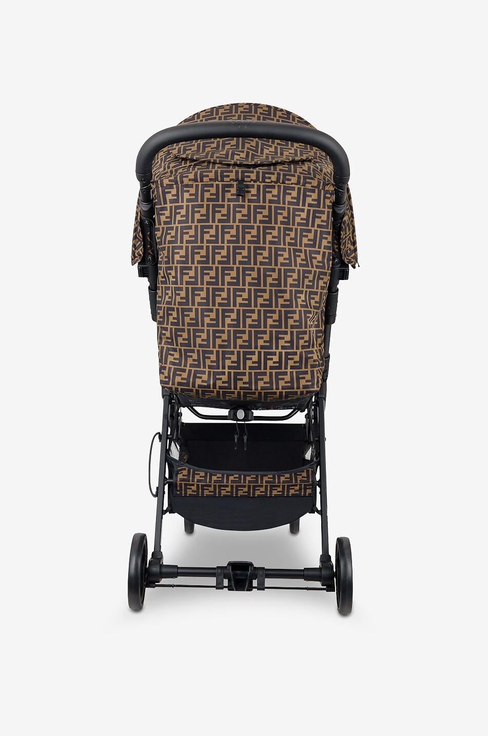 FENDI Kinderwagen mit FF-bedrucktem Stoff Baby BRAUN 4
