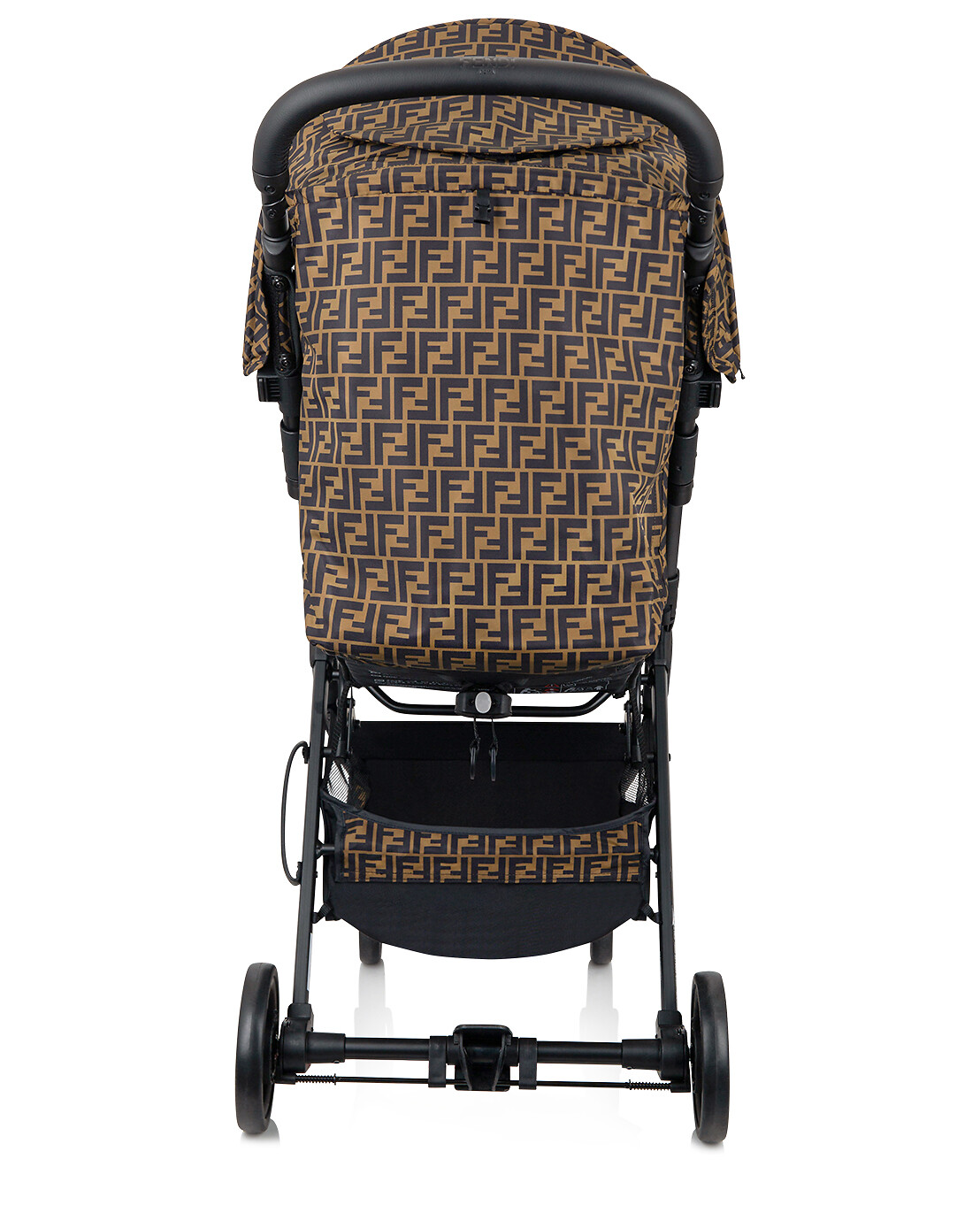 FENDI Poussette bébé recouverte de tissu FF Bébé MARRON 4