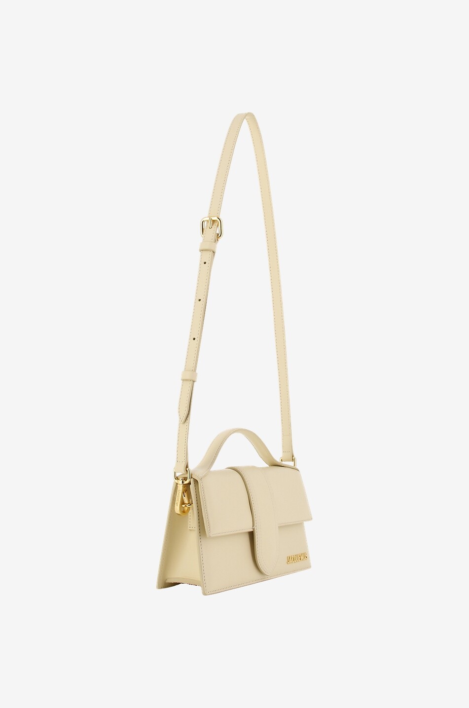 JACQUEMUS Sac à main en cuir de veau Le Grand Bambino Femme BEIGE 6