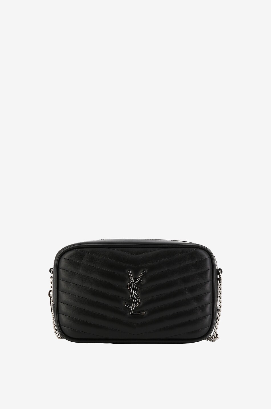 Gesteppte Kamera-Tasche aus Glattleder Mini Lou