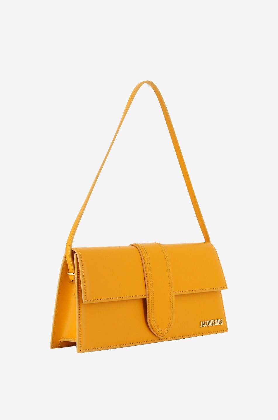 JACQUEMUS Schultertasche aus Glattleder Le Bambino Long Damen DUNKELORANGE 2