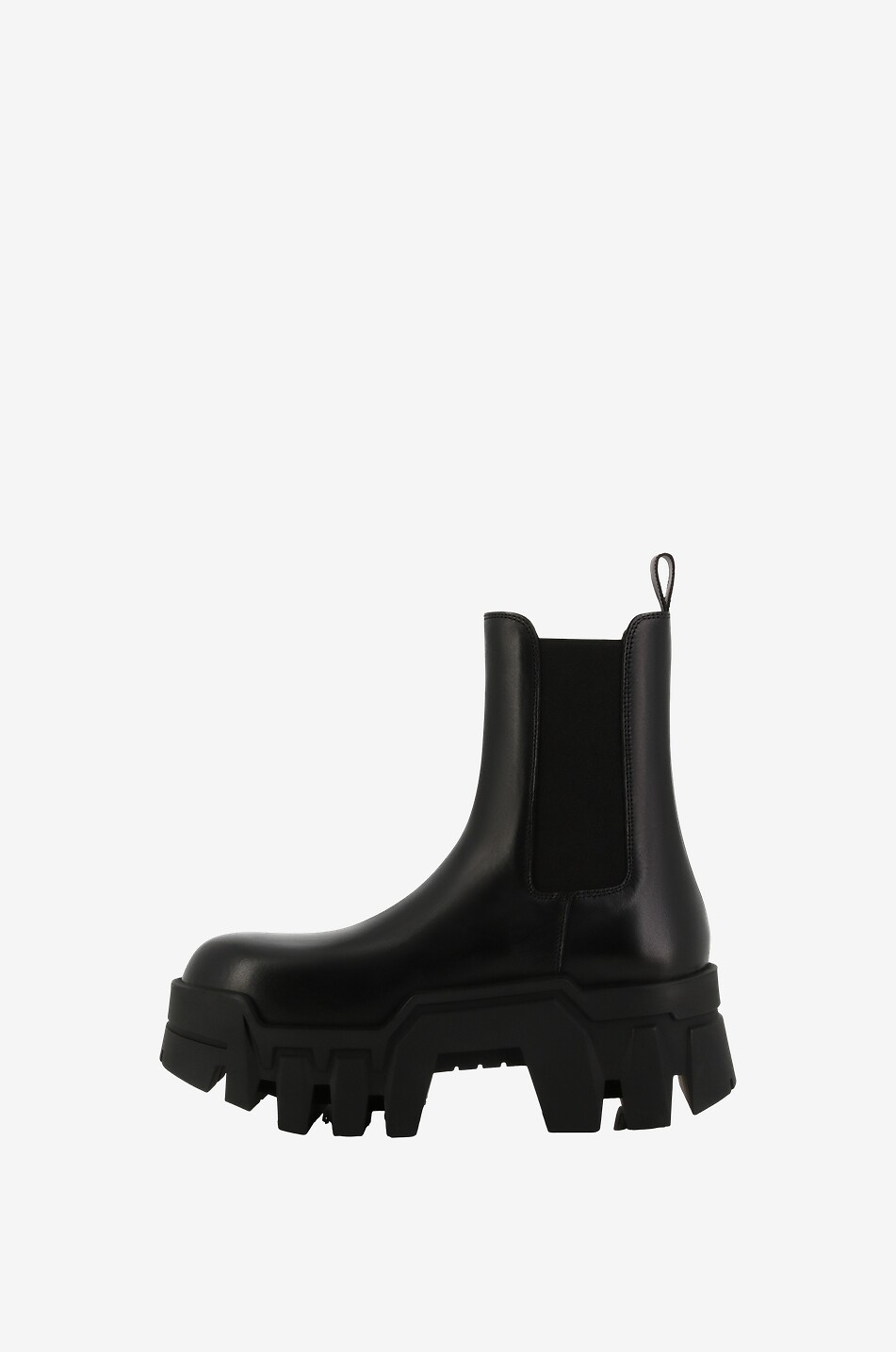 BALENCIAGA Bulldozer smooth leather chelsea boots Women BLACK 3