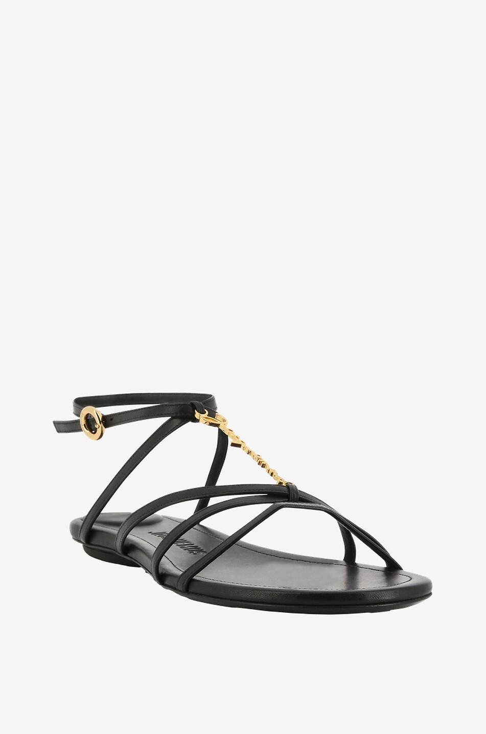 Les Sandales Pralu flat smooth leather sandals