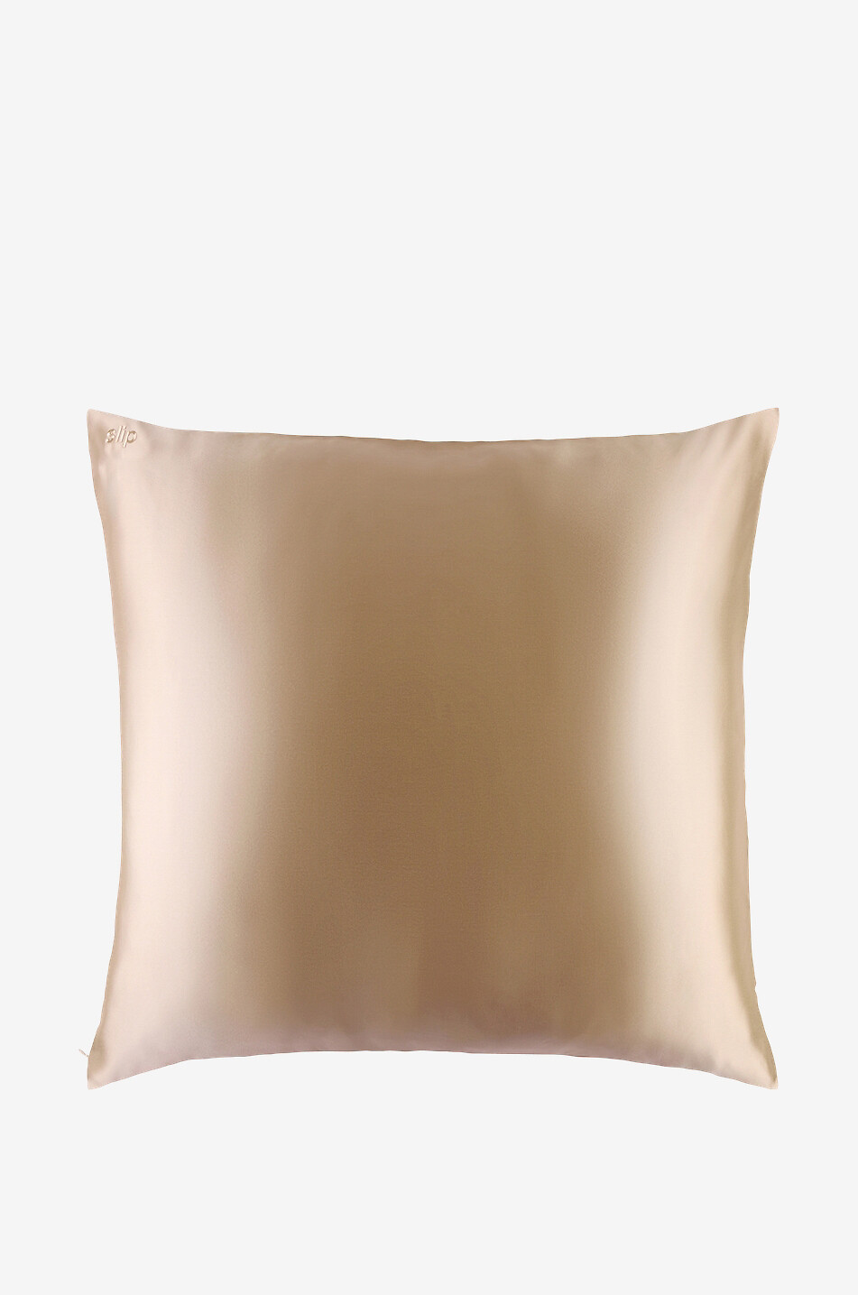 SLIP Taie d'oreiller carrée en soie Euro - 65 x 65 cm Maison BEIGE 1