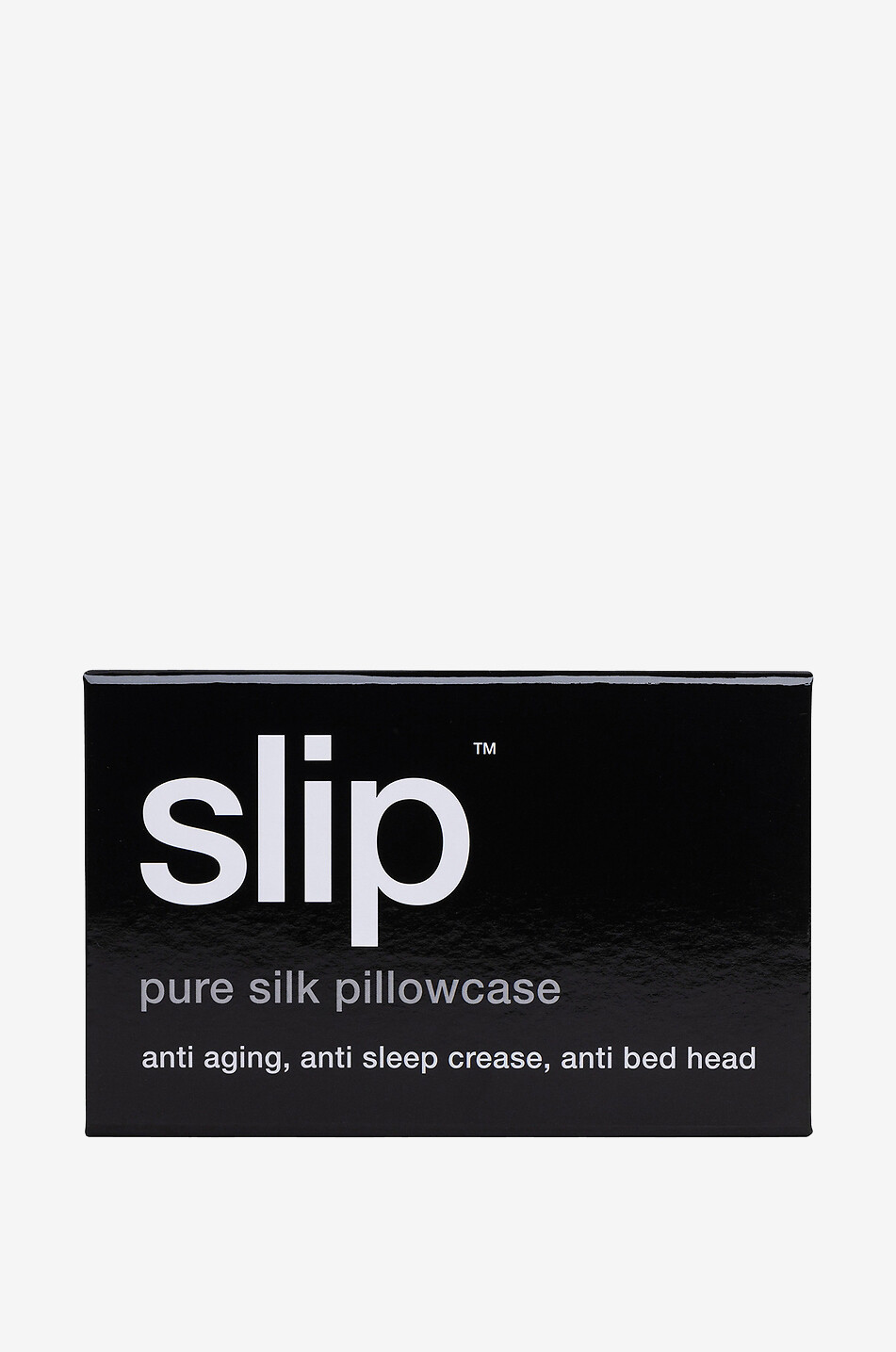 SLIP Taie d'oreiller rectangulaire en soie Queen Size Maison NOIR 2