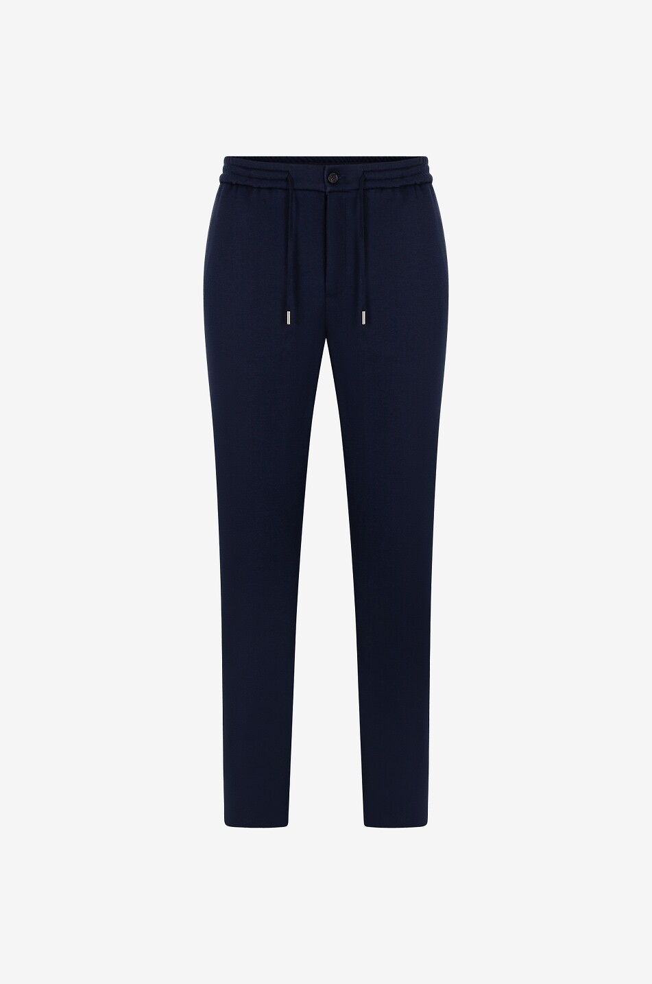 MAURIZIO BALDASSARI Pantalon de jogging en soie et coton Homme BLEU FONCE 1