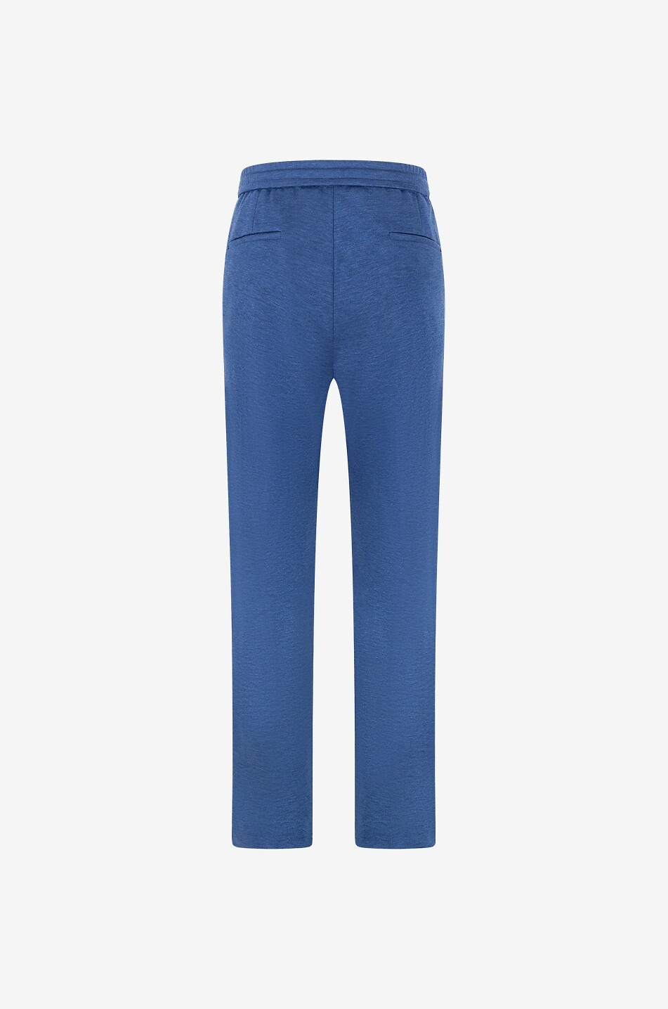 MAURIZIO BALDASSARI Pantalon de jogging en soie et coton Homme BLEU MOYEN 2