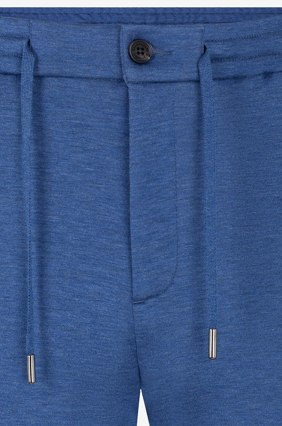 MAURIZIO BALDASSARI Pantalon de jogging en soie et coton Homme BLEU MOYEN 3