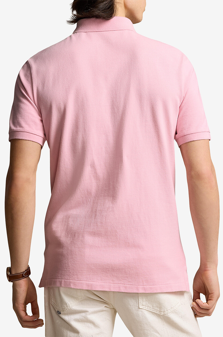 POLO RALPH LAUREN Polohemd aus Baumwollpiqué mit Pony-Stickerei Custom Slim Fit Herren HELLROSA 3