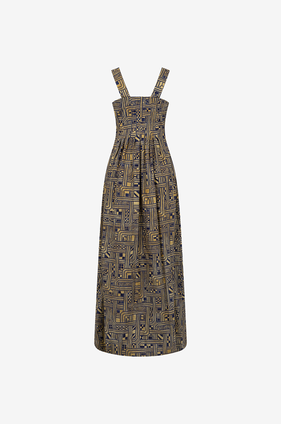 Robe longue à bretelles en coton Lavinia