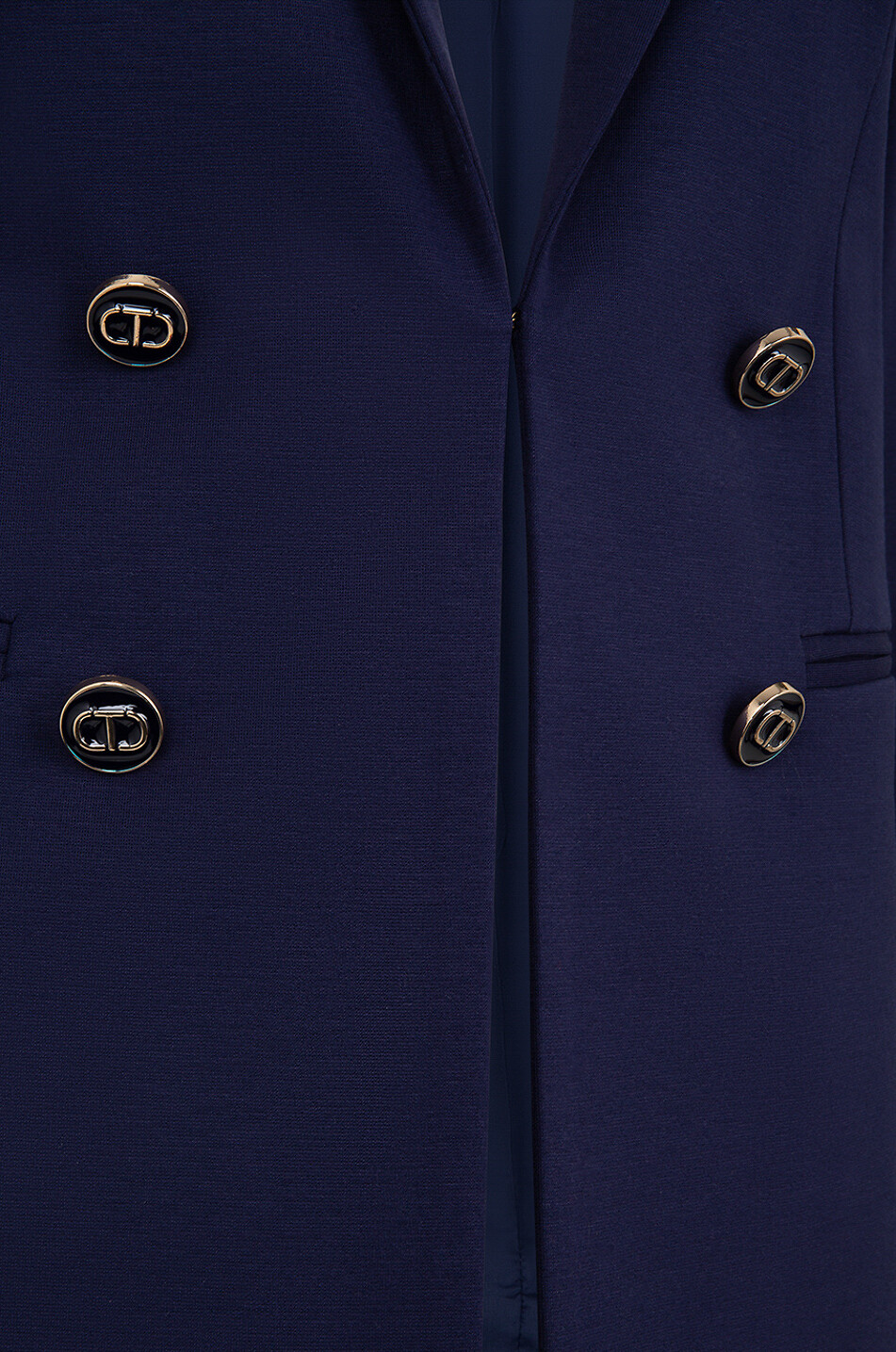 Blazer fluide à boutonnage double