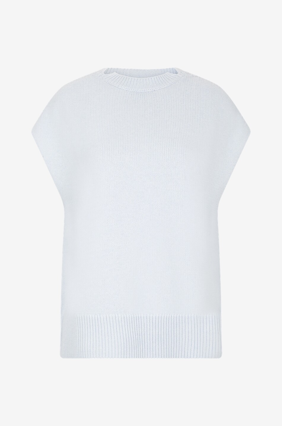 Pull sans manches en laine mérinos et cachemire Sagar