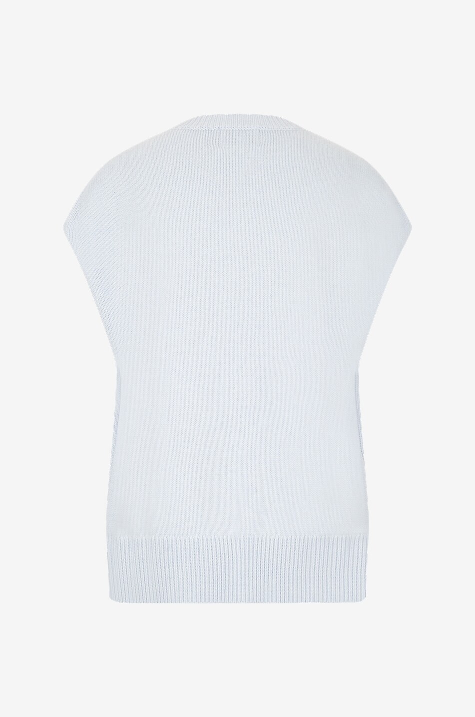 Pull sans manches en laine mérinos et cachemire Sagar