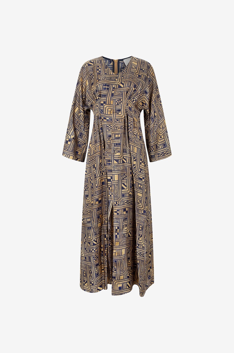 MOMONI Langes Kleid aus Seide Fortuna Damen BUNT 1