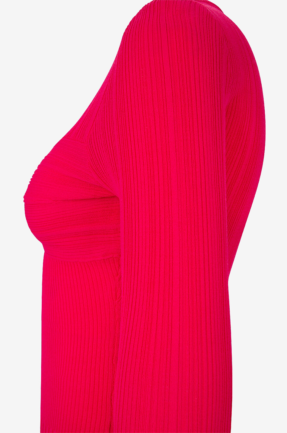 TWINSET Langes figurbetontes Strickkleid Damen ROSA 3