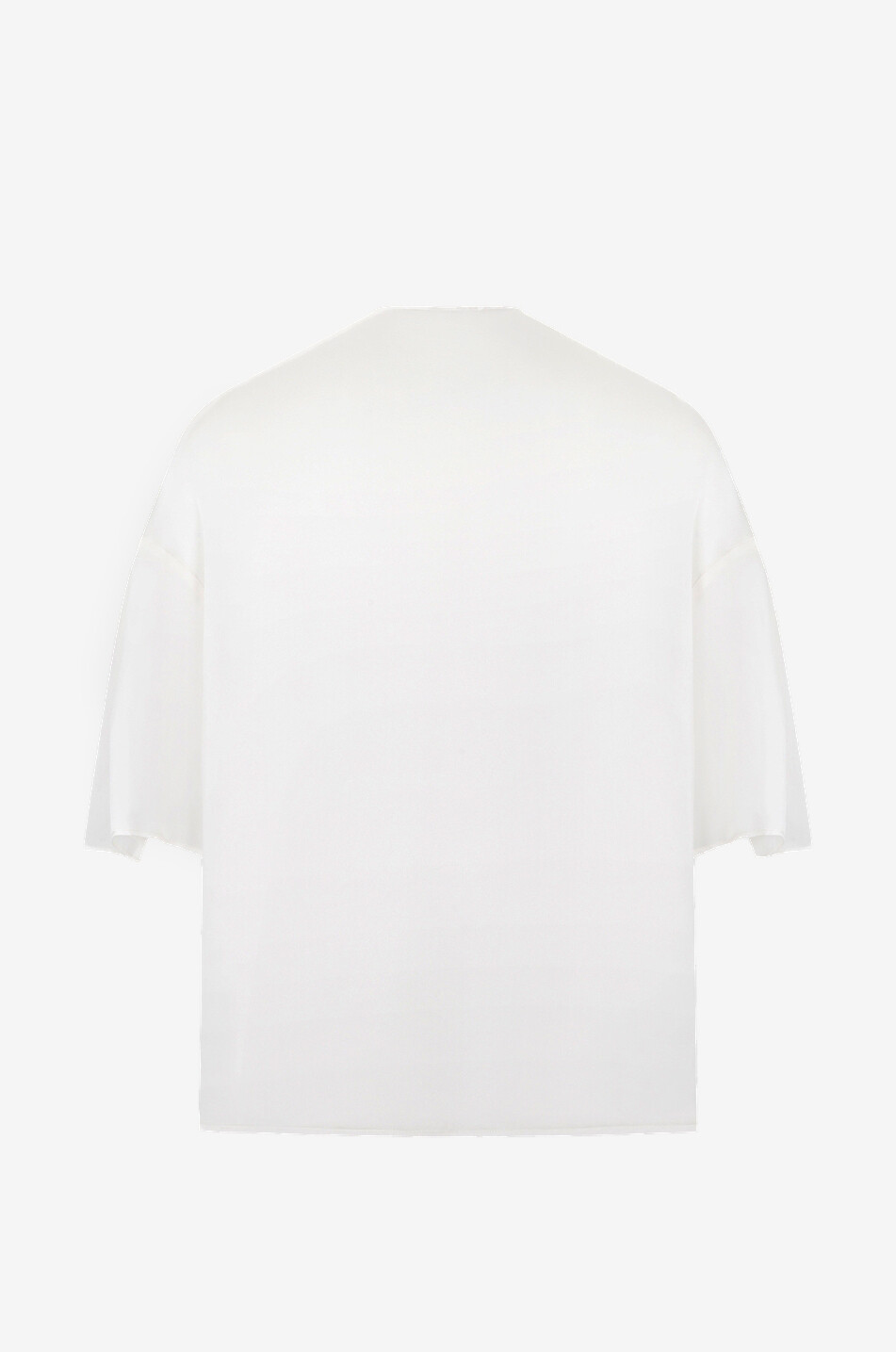 Kurzärmelige Bluse aus Seide Morella