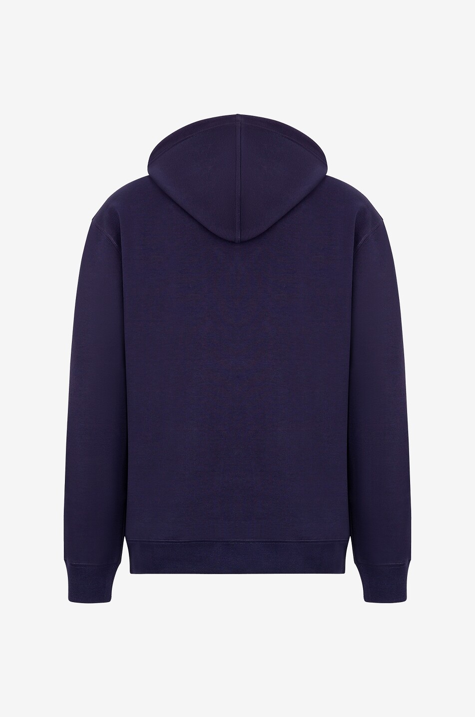 Technical cotton hooded sweatshirt