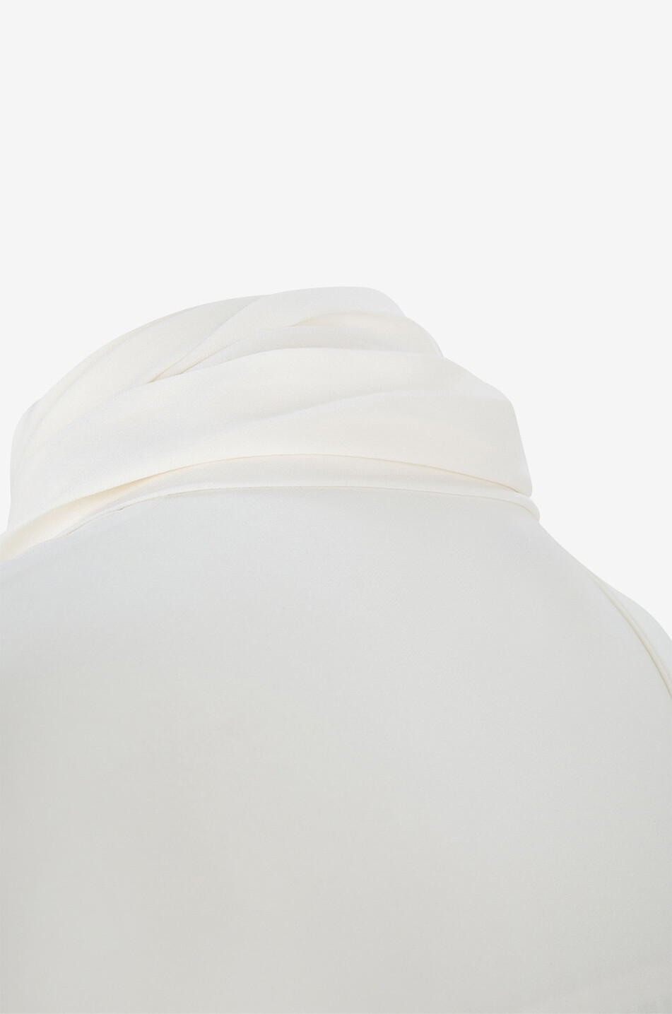 KHAITE The Tash silk blouse with necktie Women EGGSHELL 8
