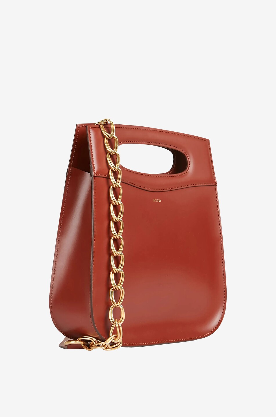 SOEUR Sac à main en cuir de bovin Chéri Femme MARRON 2