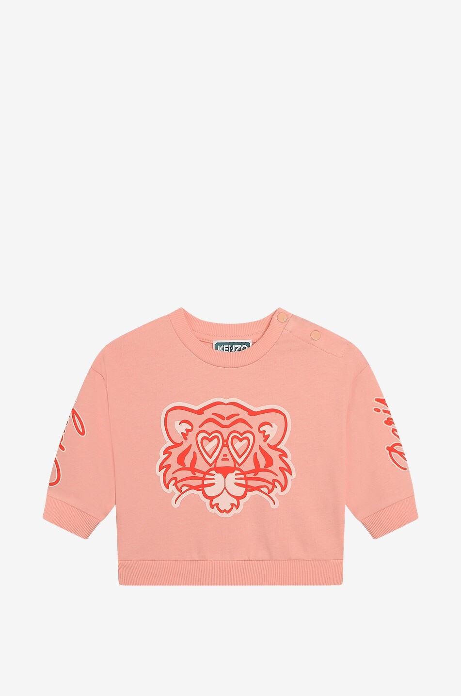 Sweat-shirt bébé à col rond Tiger