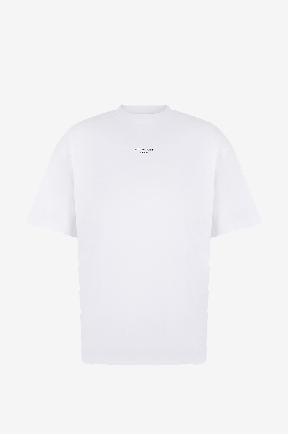 DROLE DE MONSIEUR Le T-Shirt Slogan Classic. short-sleeved T-shirt Men WHITE 1