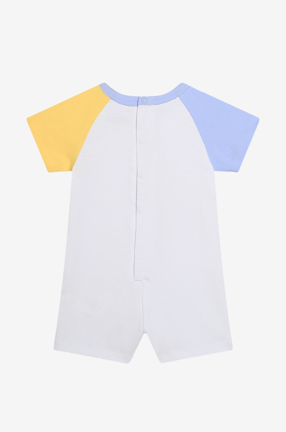 KENZO Baby-Kurzstrampler aus dreifarbigem Jersey Sailor Baby WEISS 2