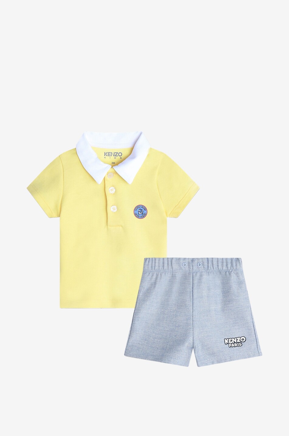 Team Crab baby polo shirt and shorts set