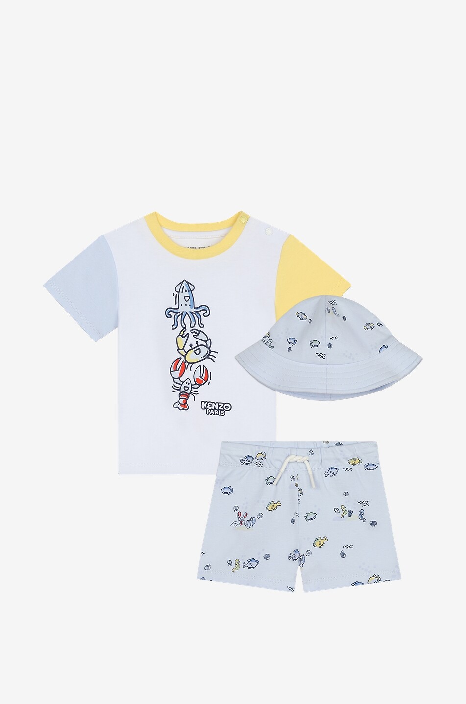 Babyset Shorts T-Shirt und Anglerhut Sailor