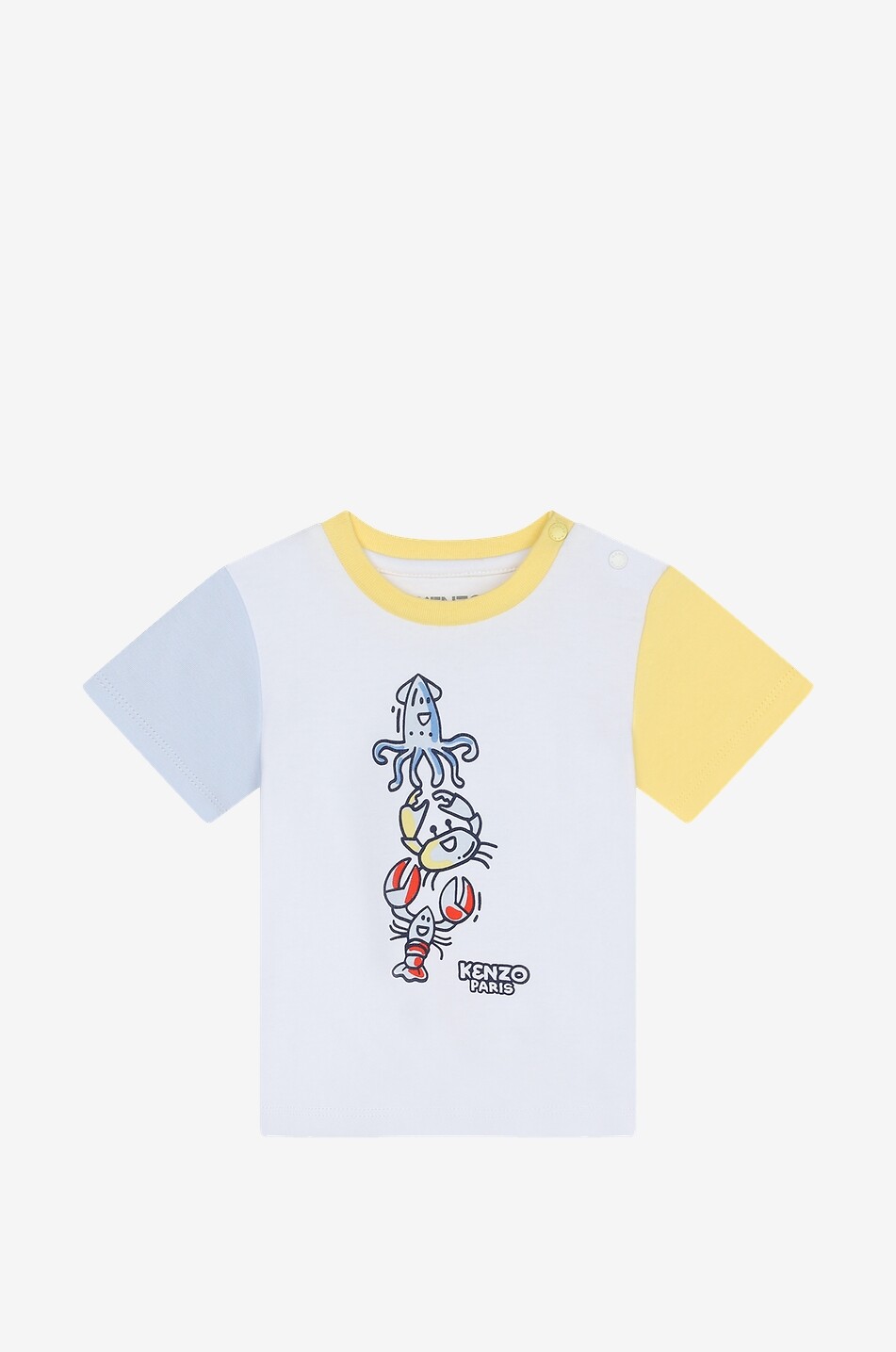 Sailor shorts T-shirt and bucket hat baby set