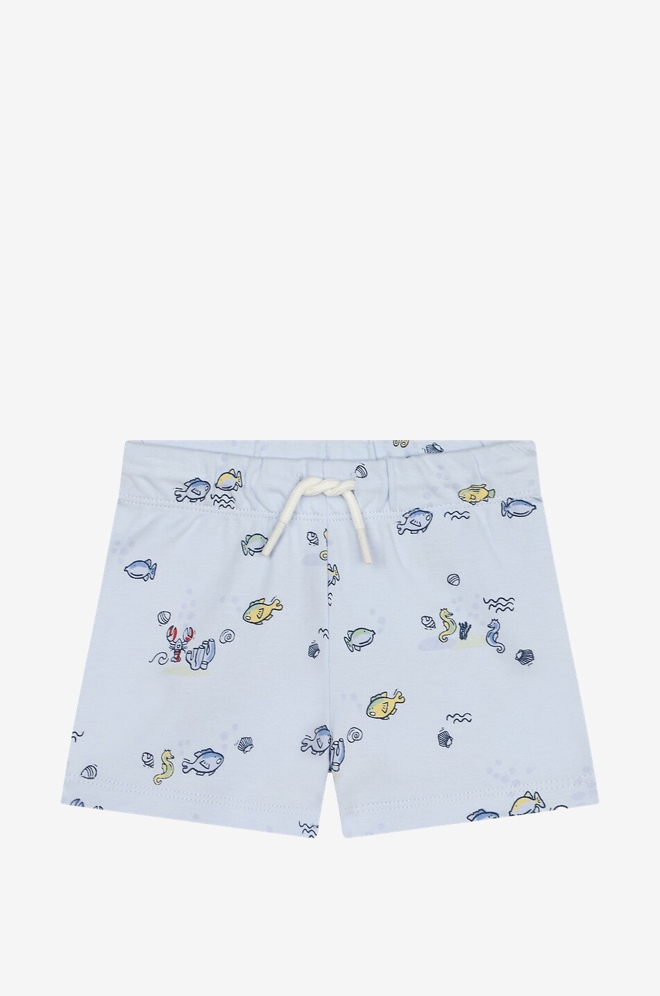 Sailor shorts T-shirt and bucket hat baby set