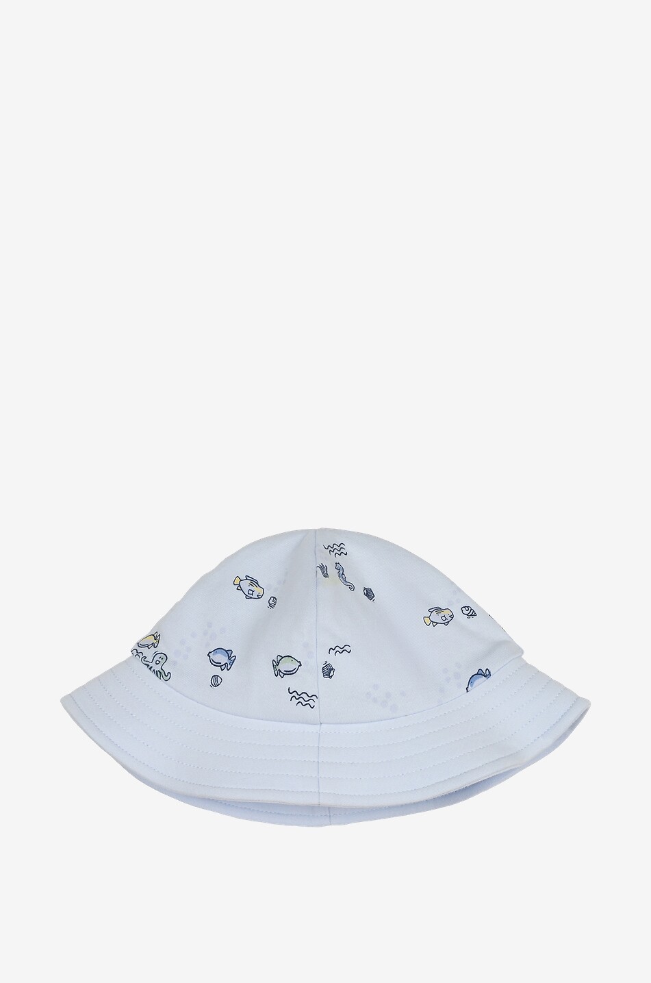 Sailor shorts T-shirt and bucket hat baby set