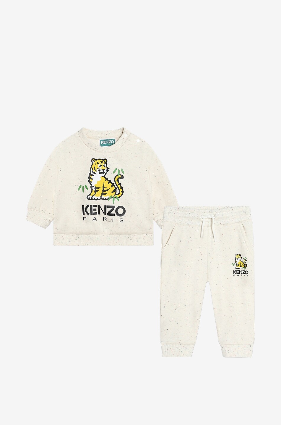 KENZO Tiger baby jogging suit Baby Light beige 1