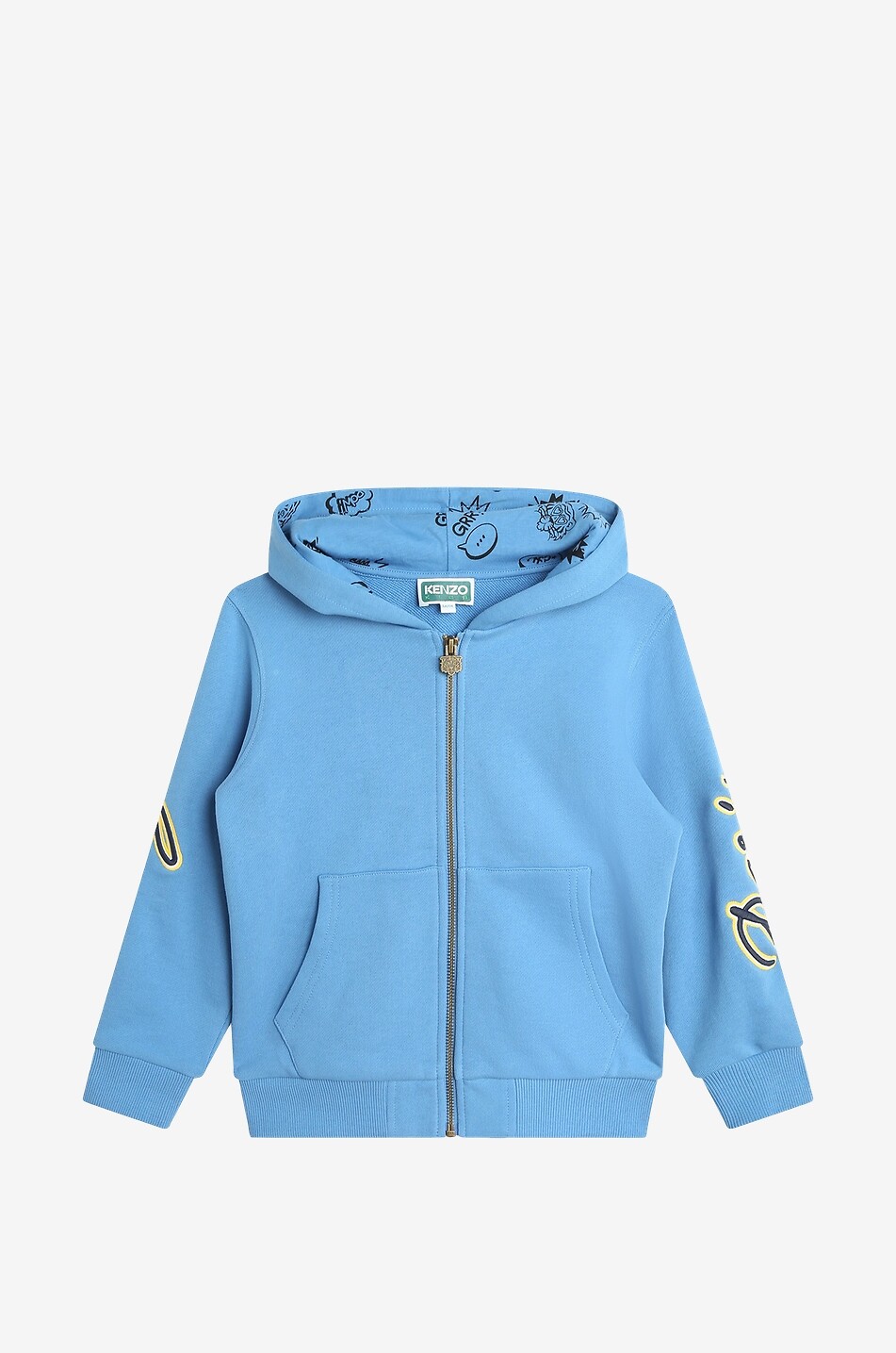 Campus boy's hooded full-zip sweatshirt