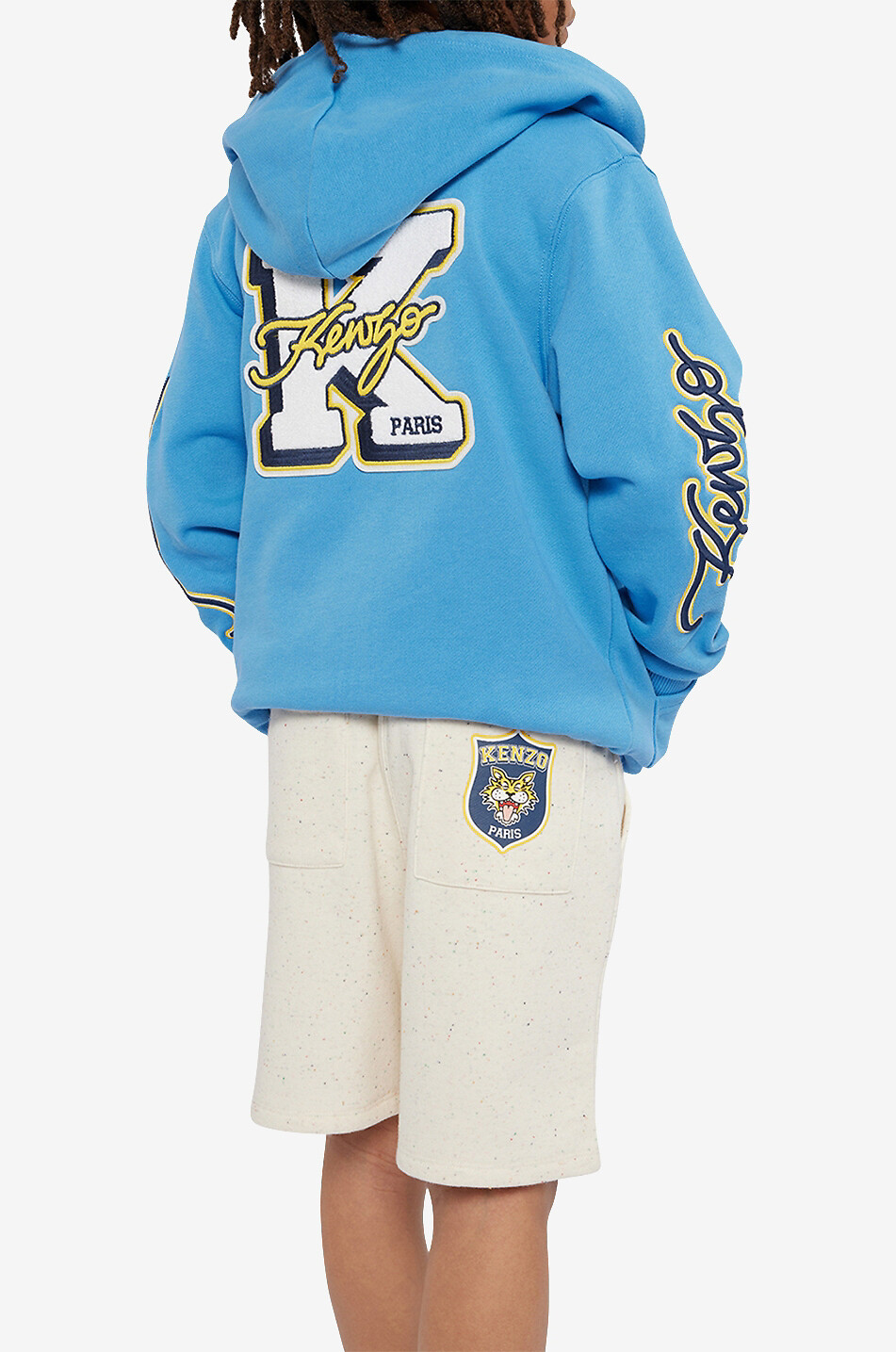 KENZO Sweat-shirt à capuche zippé garçon Campus Garçon BLEU 3