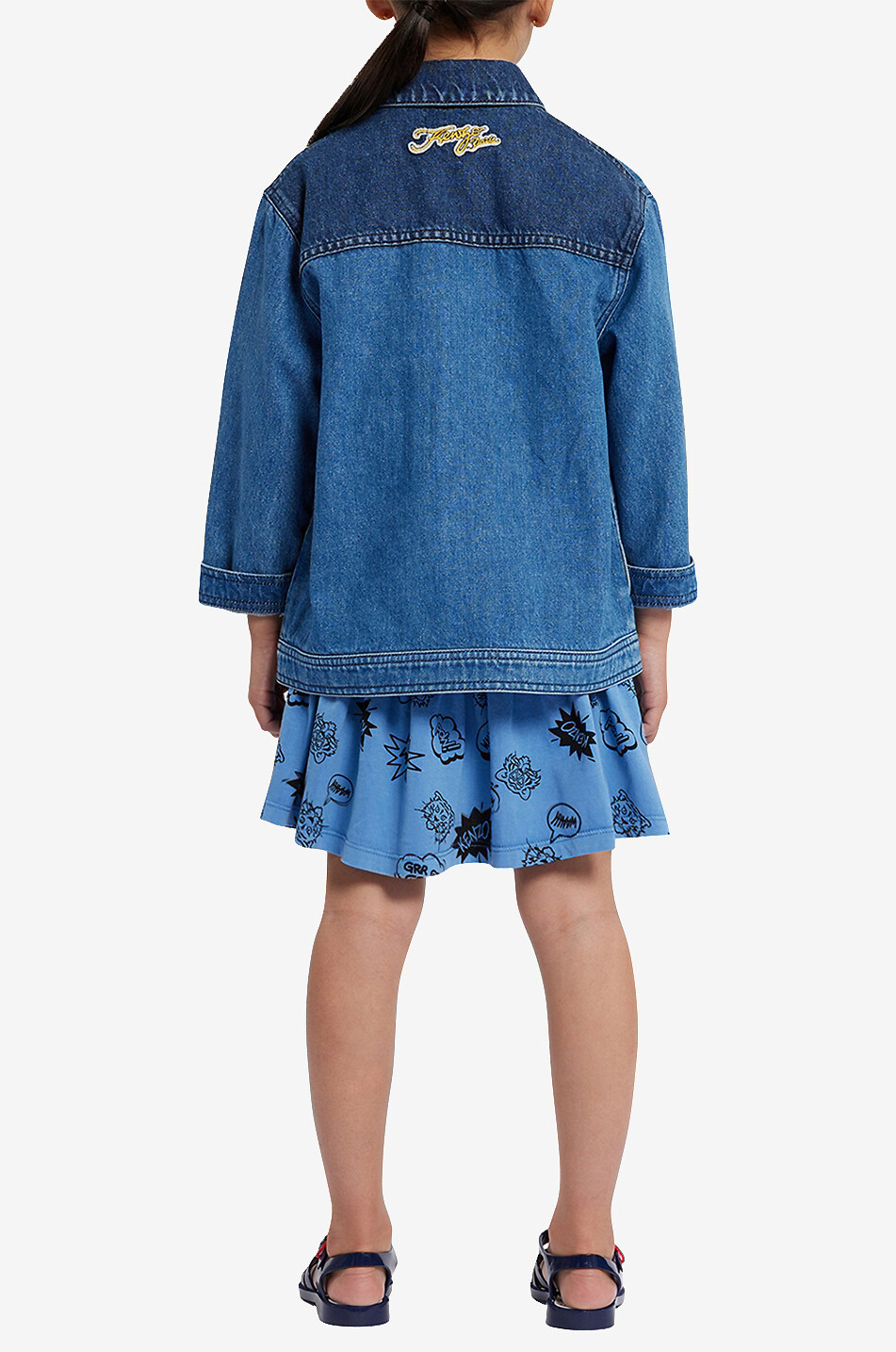 KENZO Jungen-Denim-Hemdjacke Campus Junge BLAU 4
